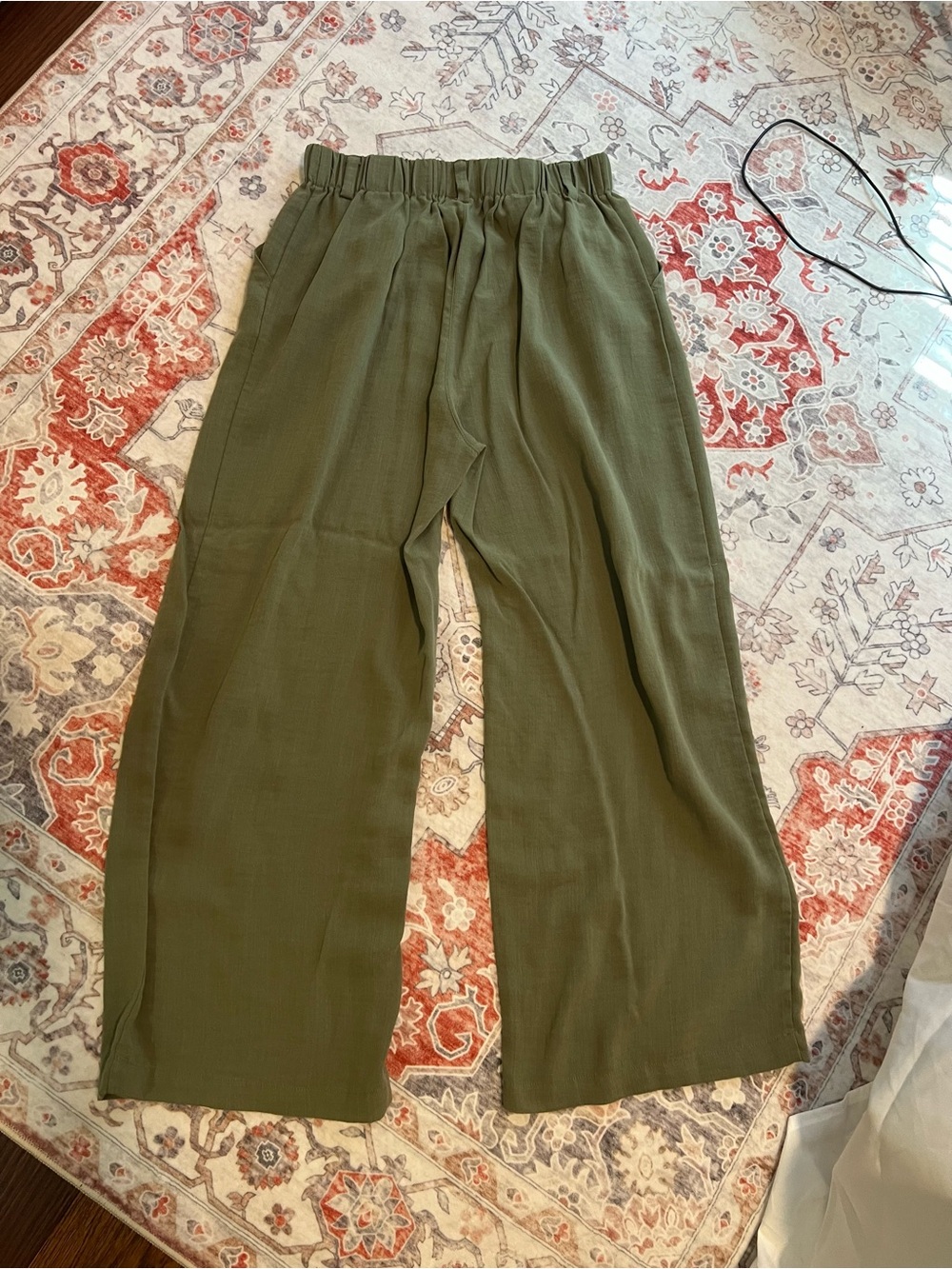 HALARA Olive Green Wide Leg Pants - Picture 2 of 4